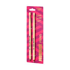 Front of the Drumstick Pens pack with the pens engraved Feel The Rhythm and Beat Master