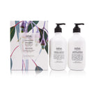 Salus Hand Rescue Duo gift box with hydrating hand wash and hand & cuticle cream pump bottles