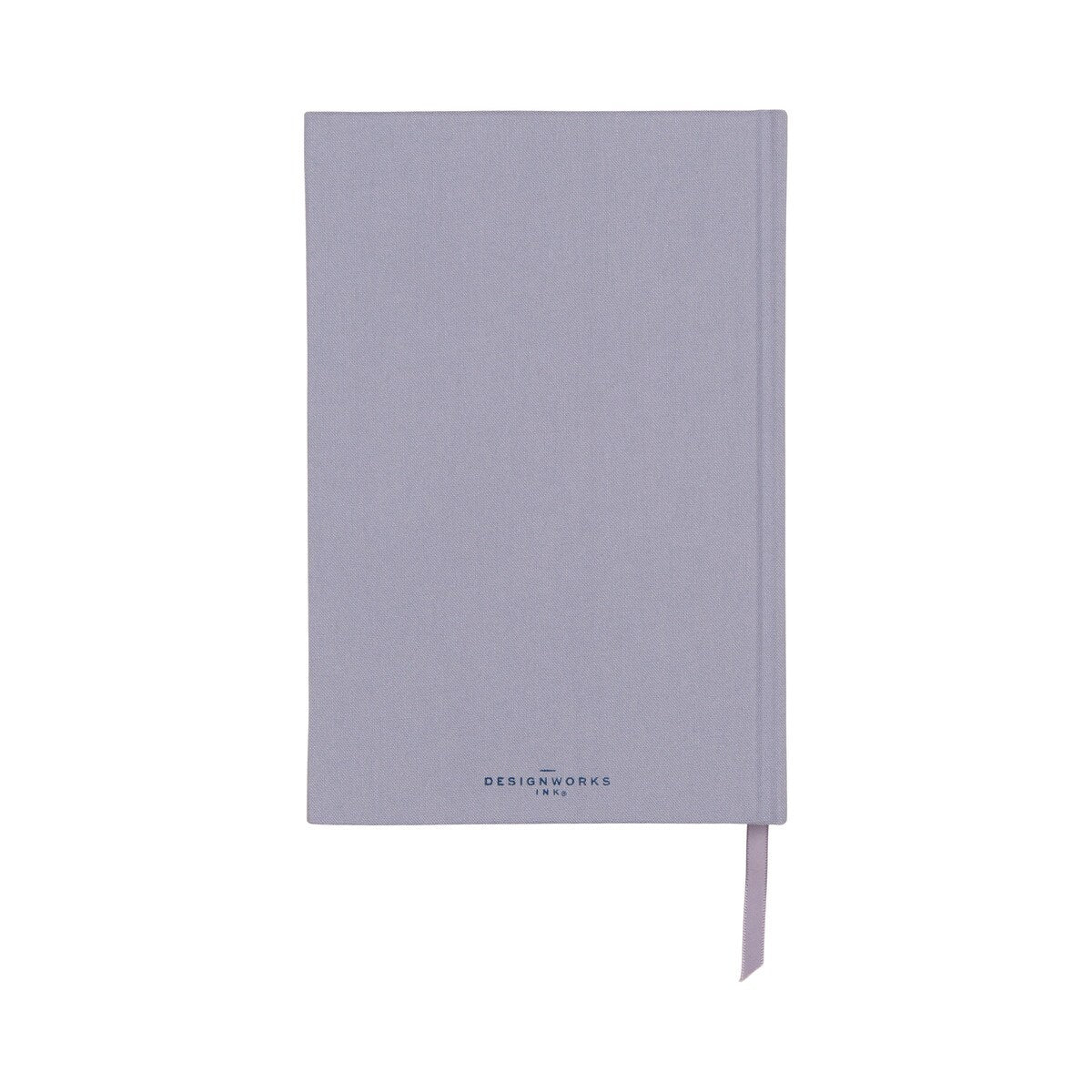 Plain lilac back cover with a lilac ribbon marker