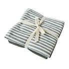 Katerina light green tea towel 3 pack folded and tied with a cream ribbon