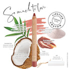 Lük Beautifood natural lipstick crayon in Caramel Kiss — with gift packaging
