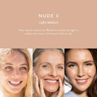 Lük Beautifood Instant Glow Skin Tint in Nude 3 - Light Medium — shade guide