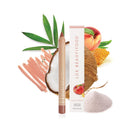 Lük Beautifood natural lipstick crayon in Honey Peach — key ingredients
