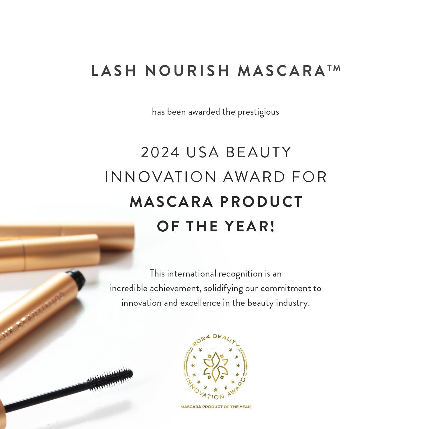 Lük Beautifood Lash Nourish Mascara in Black Tea — award winner