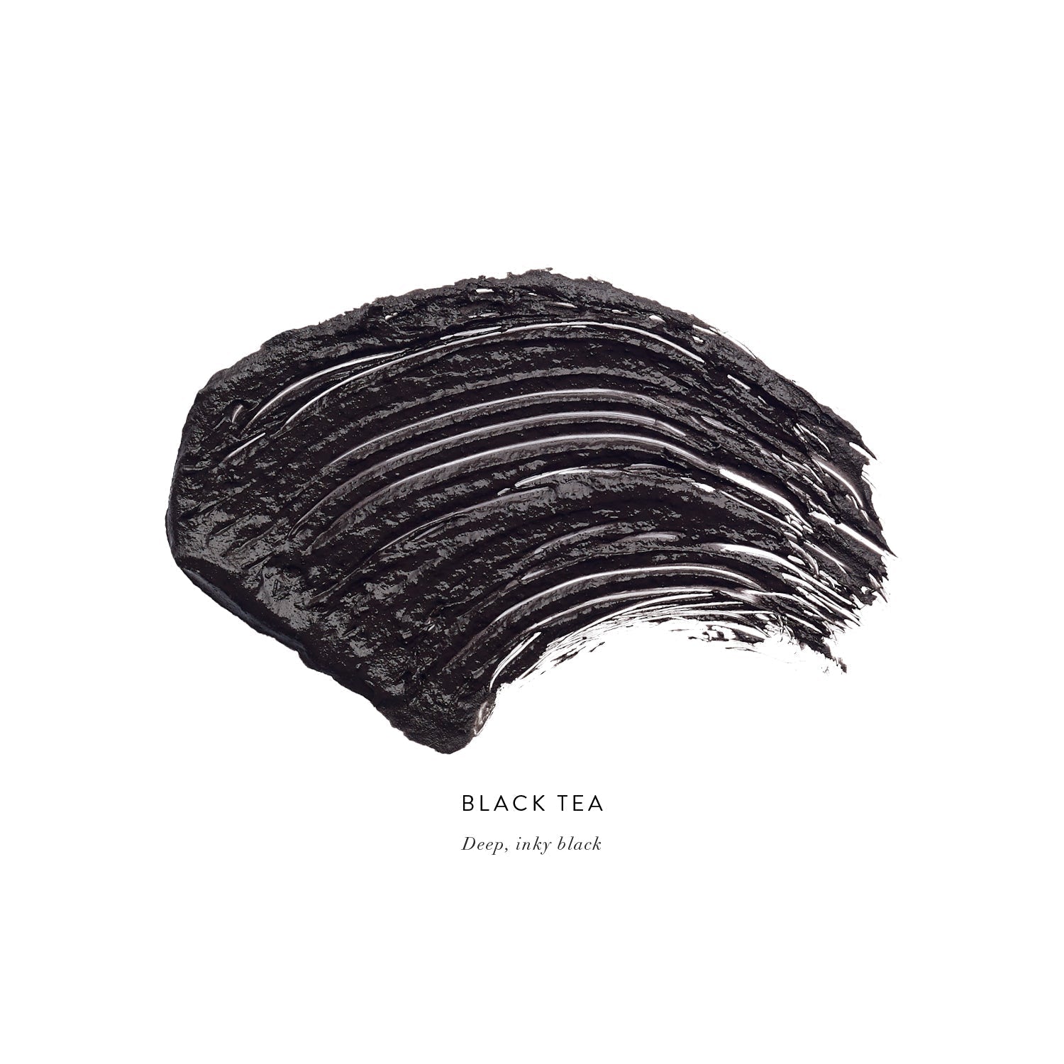 Lük Beautifood Lash Nourish Mascara in Espresso — Black Tea shade swatch