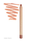 Lük Beautifood natural lipstick crayon in Honey Peach — pencil with colour swatch