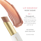 Lük Beautifood Lip Nourish natural lipstick in Nude Sugar — shade description