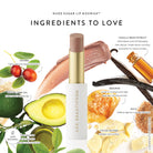 Lük Beautifood Lip Nourish natural lipstick in Nude Sugar — key ingredients