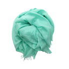 Beauty in Bamboo scarf in Pastel Mint, a fresh aqua-mint green, swirled into folds