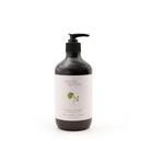 The 500ml Bergamot body lotion bottle, its label reading Bergamot, Tangerine & Geranium Leaf.