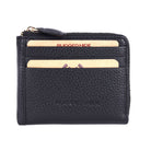 Back of the black wallet, showing the slots on the other side