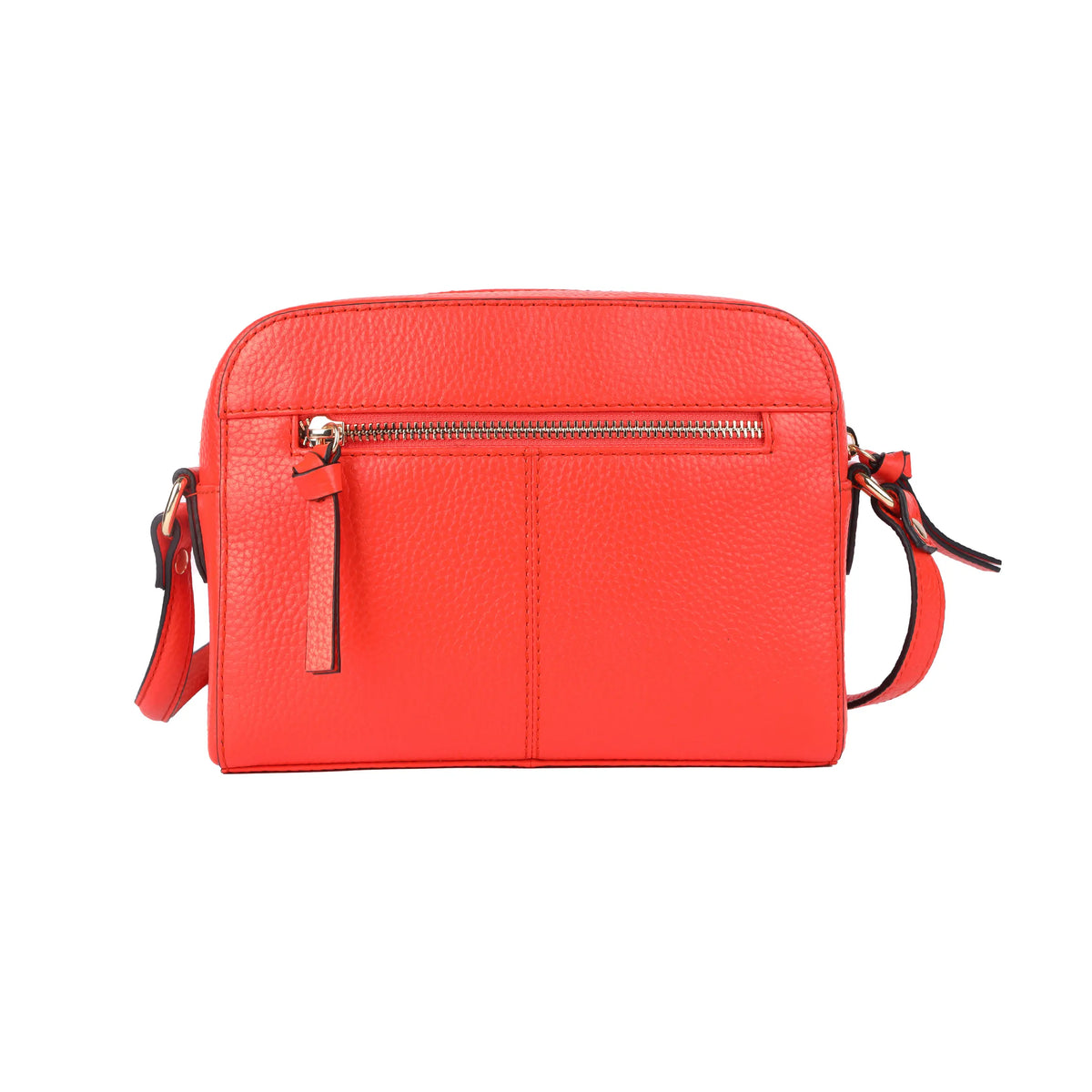 Back of the mandarin bag, showing the zip pocket across it