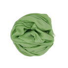 Beauty in Bamboo scarf in a soft apple green, rolled into a rounded bundle