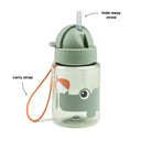 Done by Deer Straw Bottle 280mL Play — Green (lifestyle)