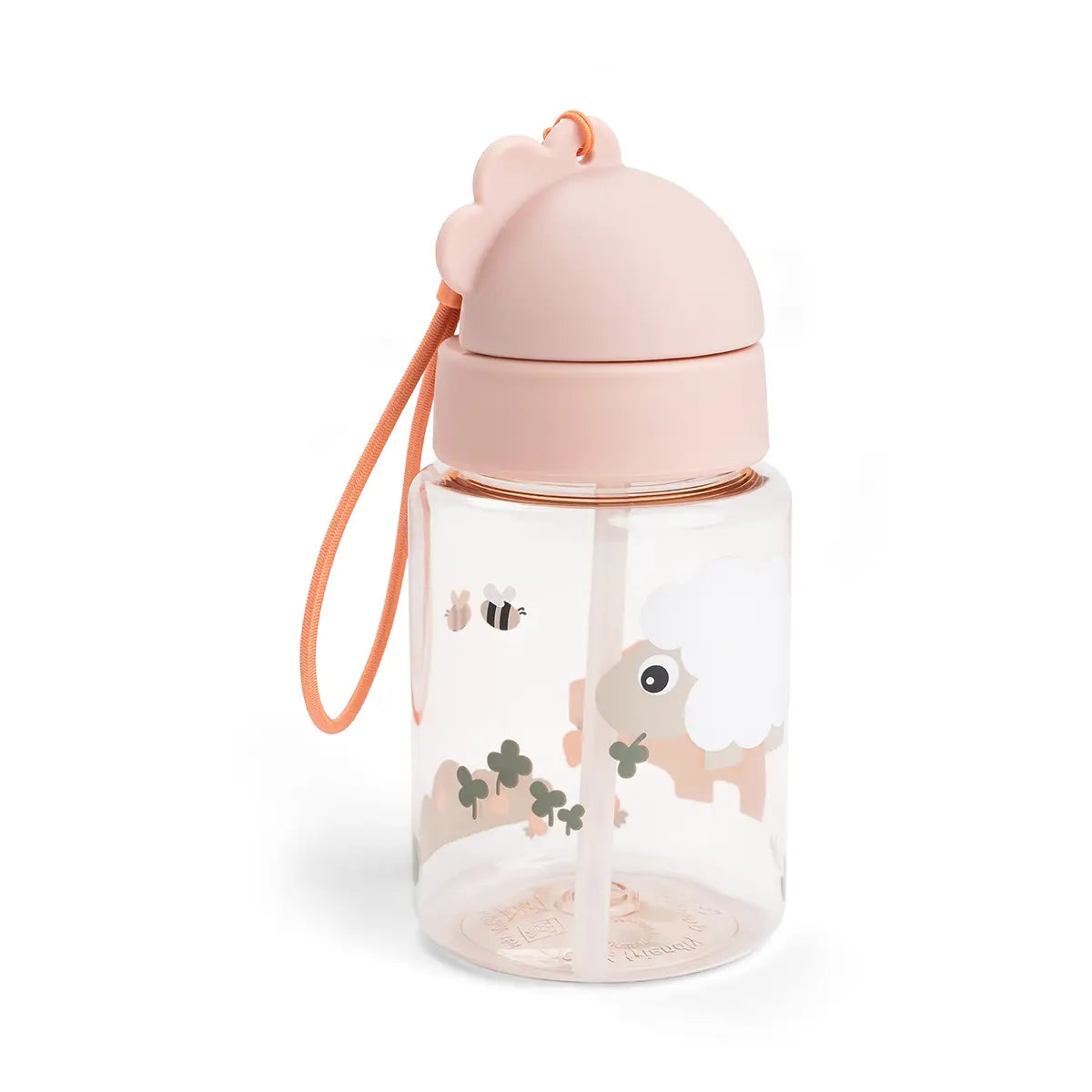 Done by Deer Straw Bottle 280mL Play — Light Powder (front)
