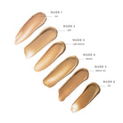 Lük Beautifood Instant Glow Skin Tint in Nude 1 - Fair — full shade range swatched