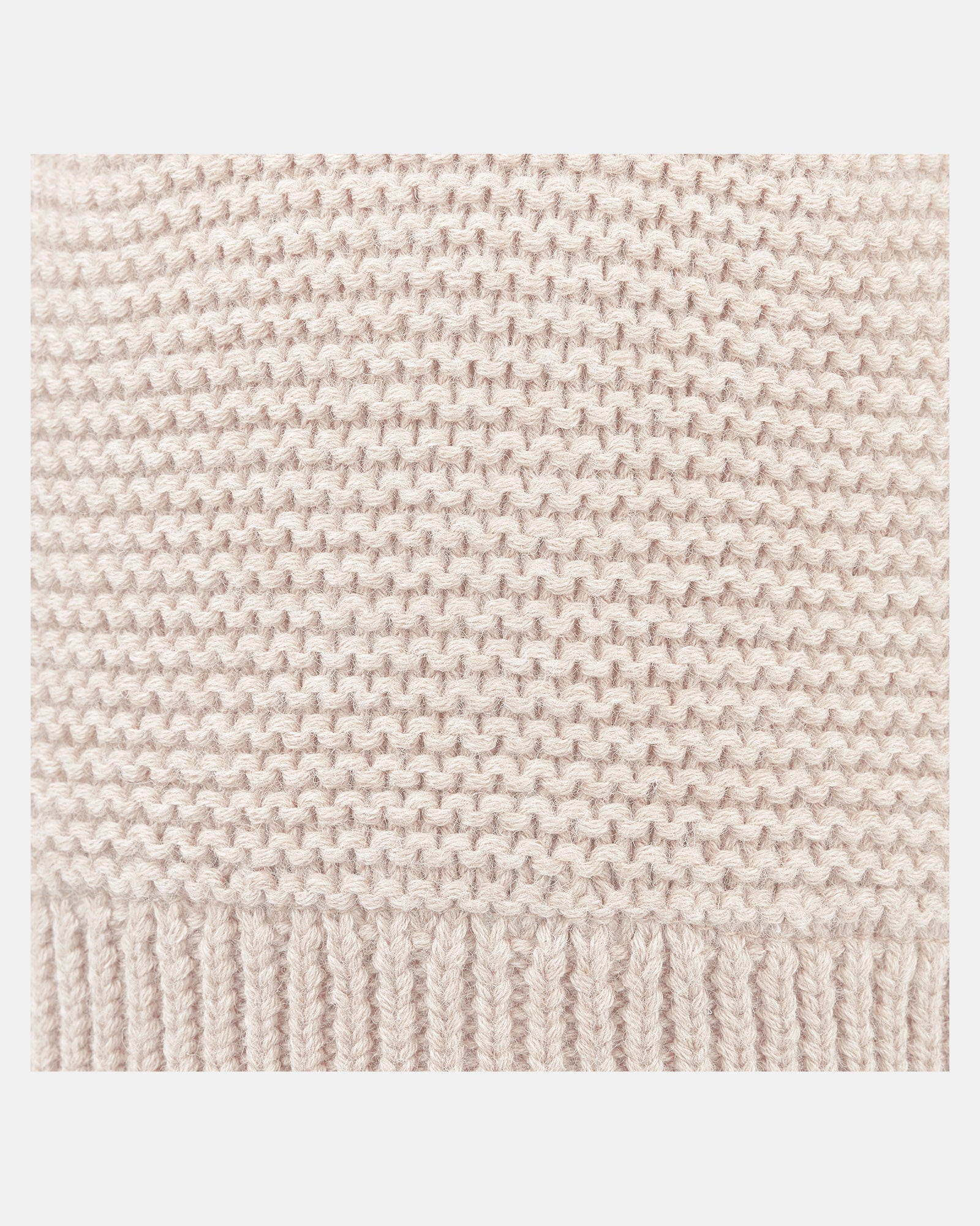 Organic Beanie Snowy Oatmeal