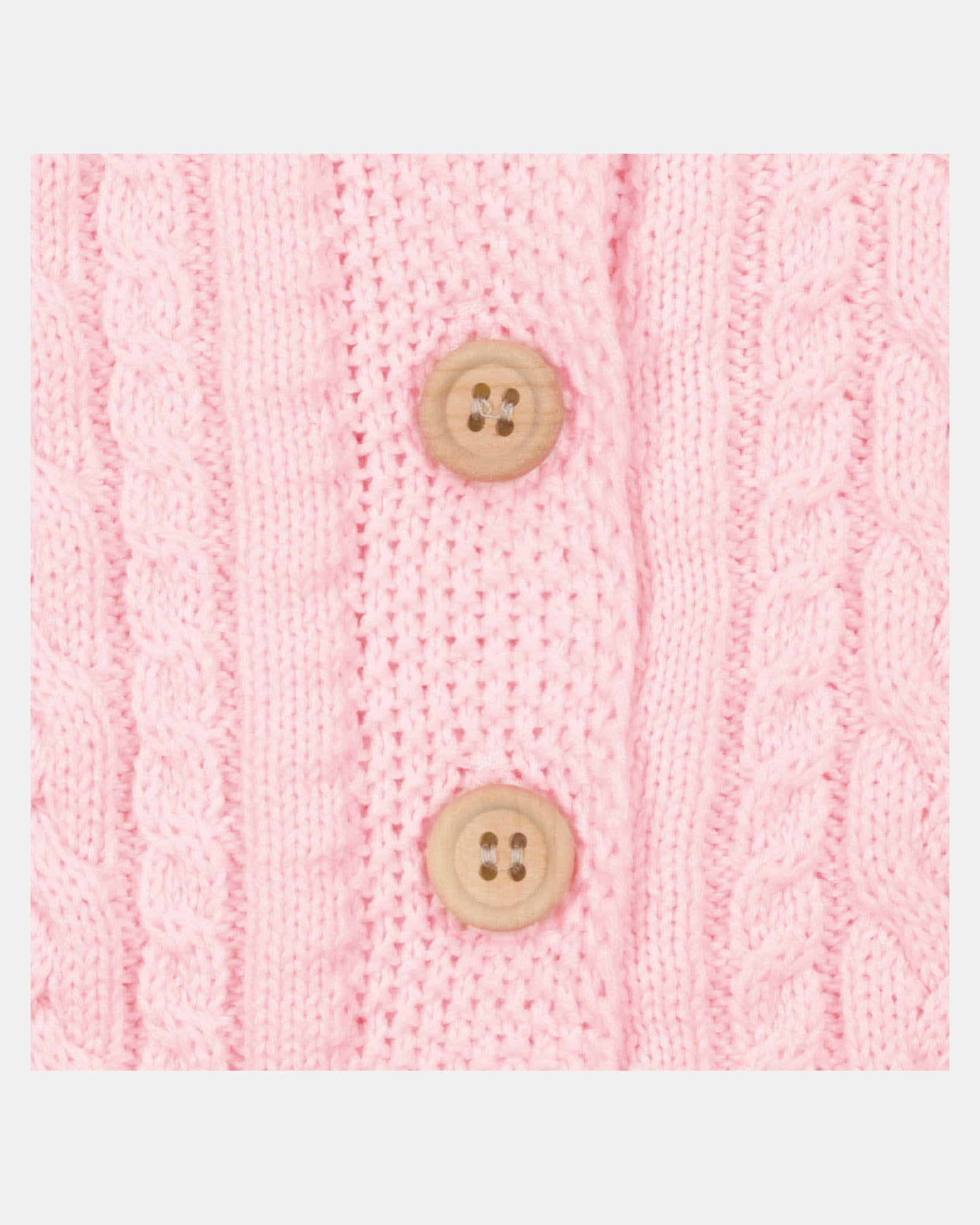 Organic Cardigan Yummy Misty Rose