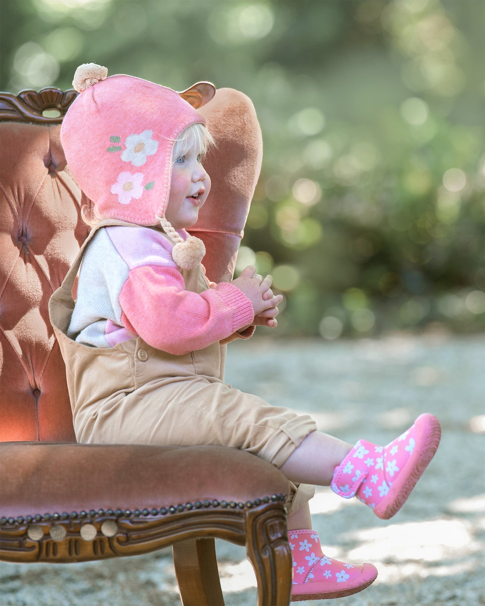 Organic Earmuff Mystical Rosie Posie