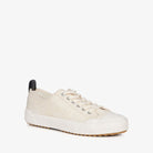 Natural cream Hosier sneaker, outer side view
