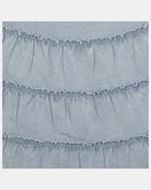 Close-up of the frill-edged tiers on the Indiana dress