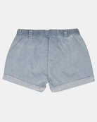 Back of the Indiana shorts showing the elasticised waist and belt loops