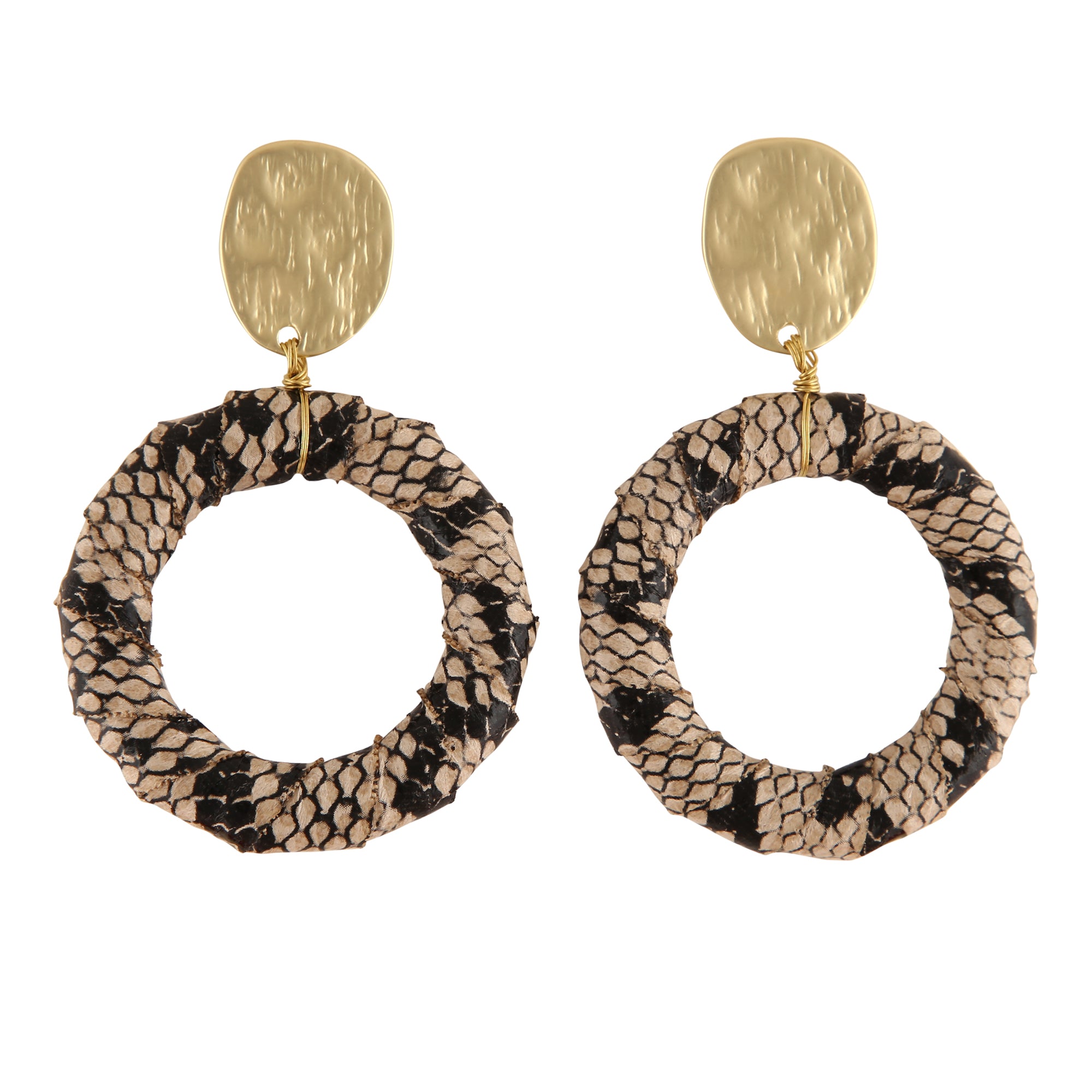 Babinda Clip-on Earrings Black