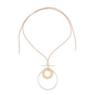 Full adjustable cord of the Belgium necklace in silver