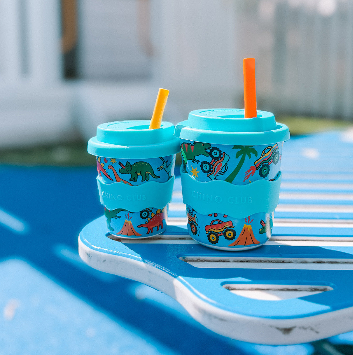 Dinosaurs and Monster Trucks Babychino Cup 4oz