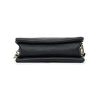 The black bag from below, showing its flat base.