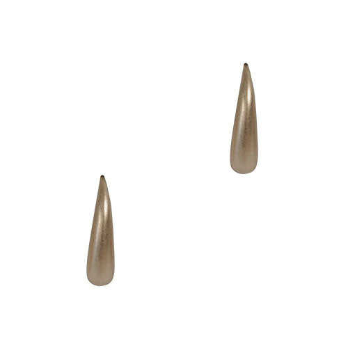 Fabienne Long Waterdrop fish hook earrings in silver