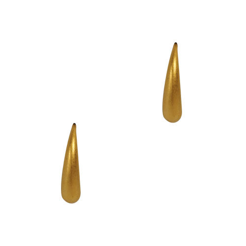 Fabienne Long Waterdrop fish hook earrings in gold
