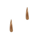 Fabienne Long Waterdrop fish hook earrings in rose gold