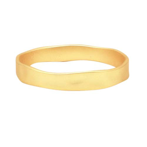 Fabienne Irregular Bangle in gold