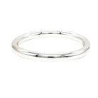 Fabienne Medium Round Bangle in silver