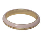 Fabienne Resin & Metal Bangle in gold and dusty pink