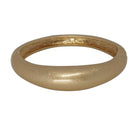 Fabienne Plain Tapered Hinged Bangle in gold