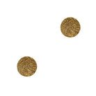 Fabienne 10mm Plain Disc post earrings in gold