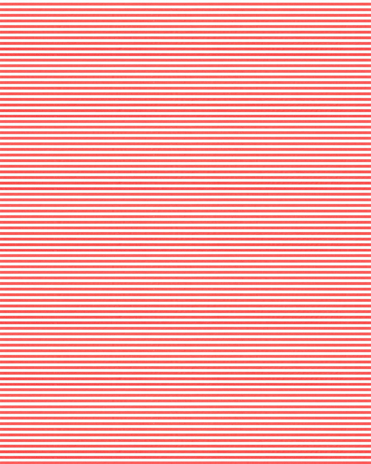 Close-up of the fine red and white stripe fabric