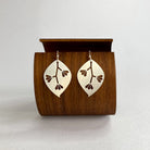 Gum Leaf Hook Earrings