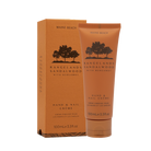 Maine Beach Rangelands Sandalwood Hand & Nail Crème 100 mL tube beside its orange box