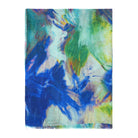 Flat view of the abstract brushstroke print
