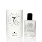 The Perfume Oil Company white cylinder marked Perfume beside a 30 ml spray bottle
