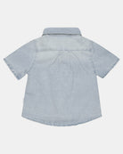 Back of the Indiana shirt showing the yoke and centre pleat