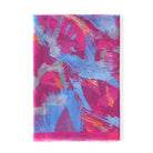 Flat detail of the brushstroke print