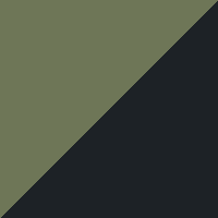 Colour swatch: black and olive green