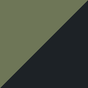 Colour swatch: black and olive green