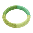 Rattan Barbados bangle in green