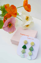 Palm Earring - Yellow