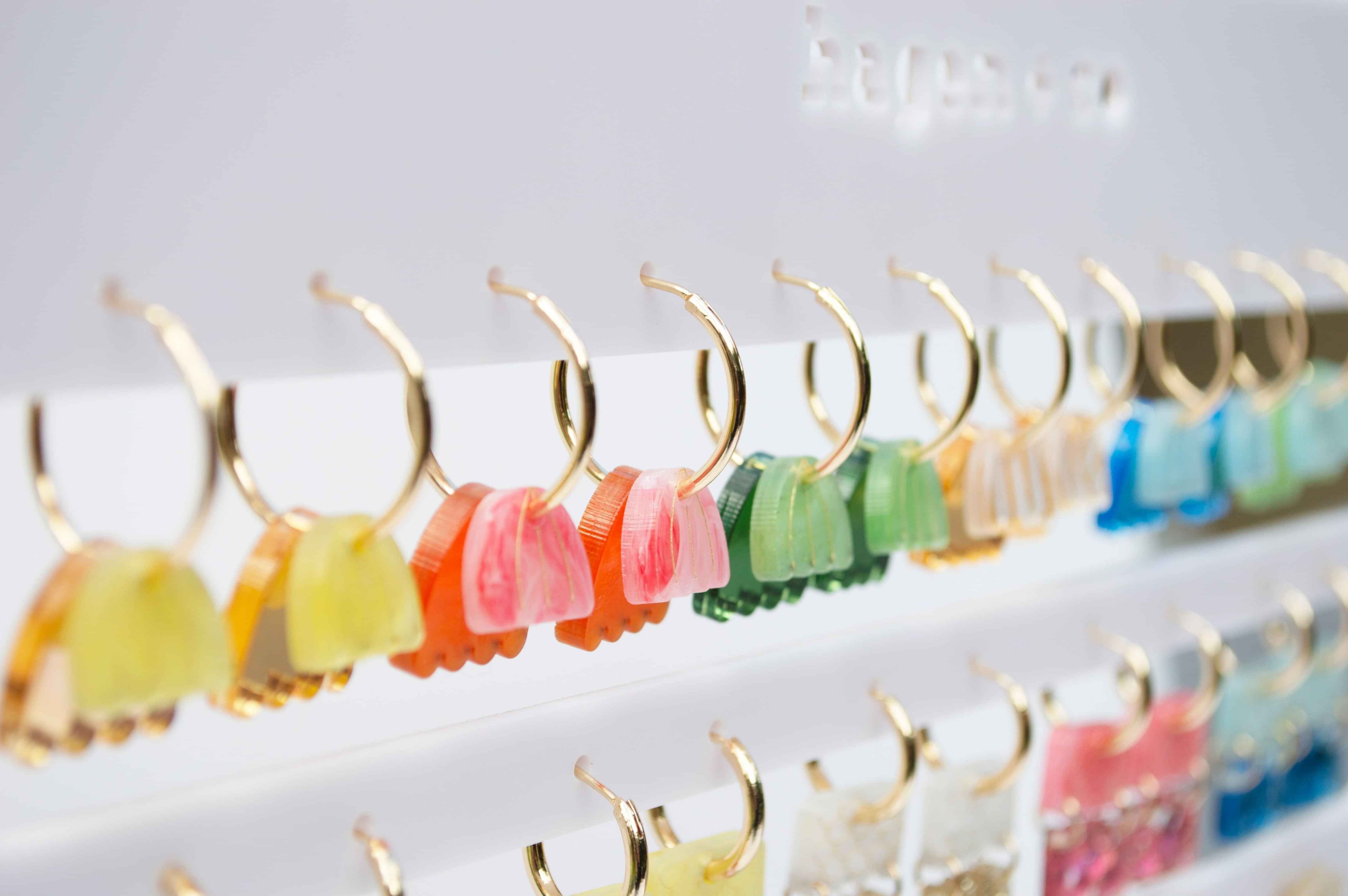 Palm Earring - Yellow